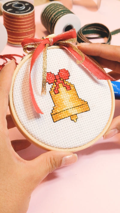 Navidad hecha a mano: ¡Borda estos fáciles y monísimos bastidores para decorar!