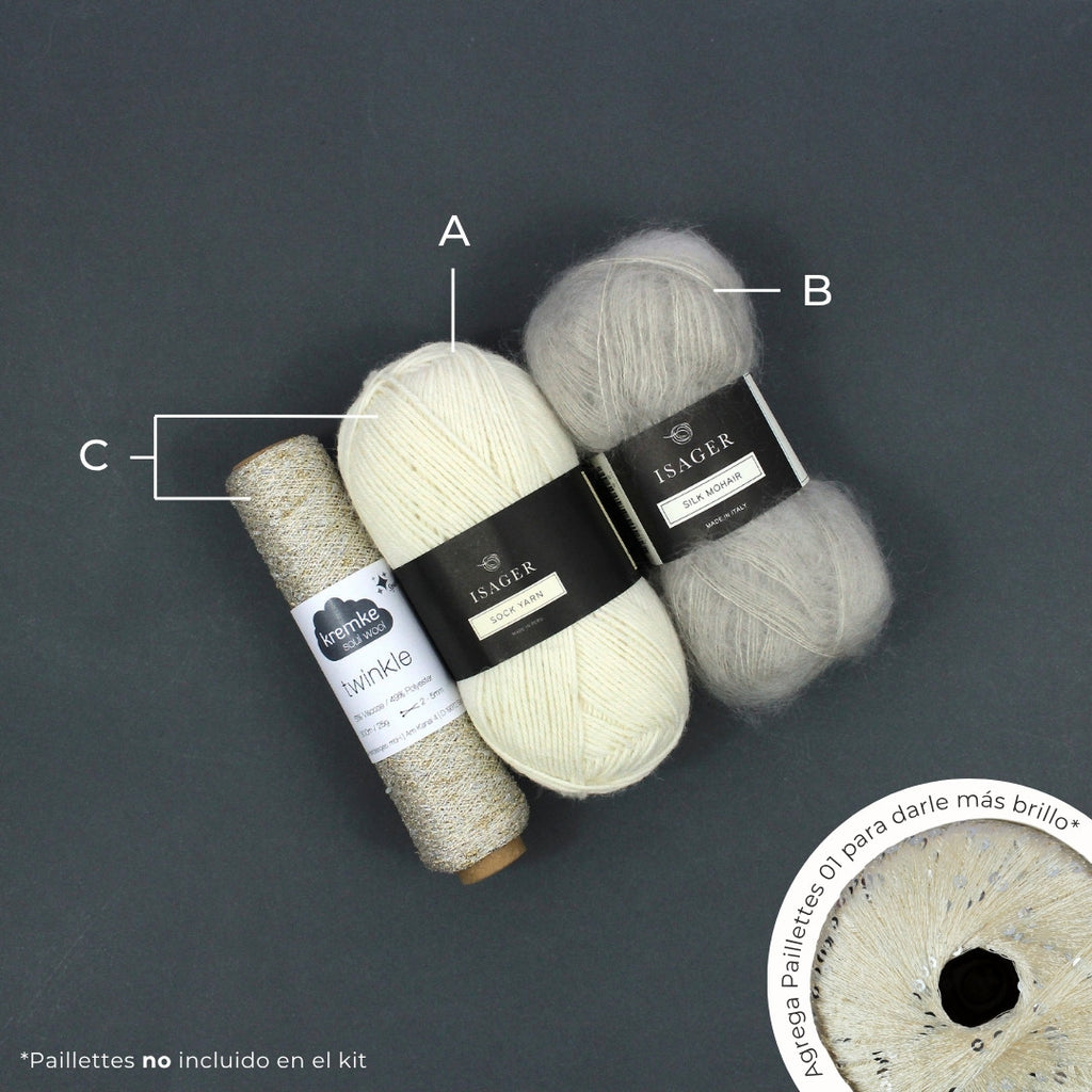 Kit de Hilados "Moulin Rouge" de Pope Vergara <br> Elegir Color