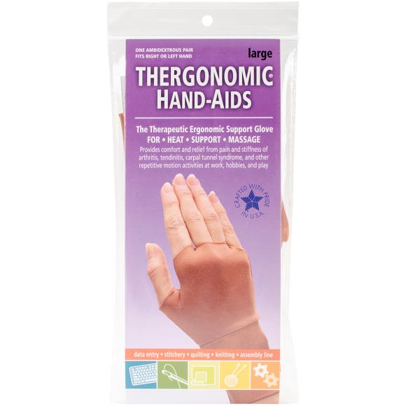 Guantes de Apoyo Ergonómicos/Antiestrés <br> Thergonomic Hand‑Aids - 1 par (Elegir talla)