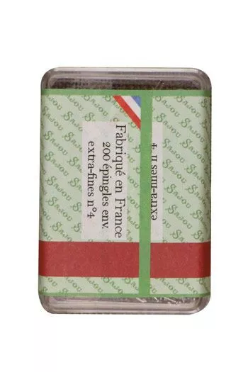 Alfileres Extrafinos N°4  Caja Cat and Dog