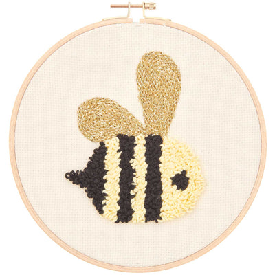 Kit de Bordado Punch Needle  Abeja