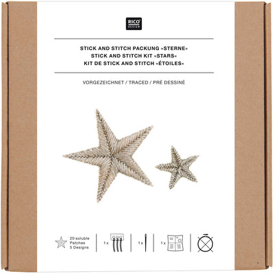 Kit de Bordado Stick and Stitch  Stars