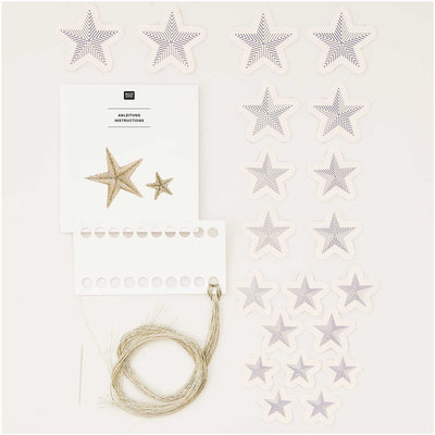 Kit de Bordado Stick and Stitch  Stars