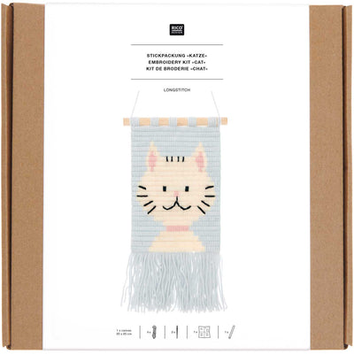 Kit de Bordado Longstitch en Esterilla Kit Cat