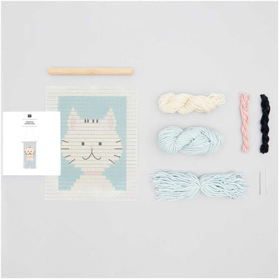 Kit de Bordado Longstitch en Esterilla Kit Cat