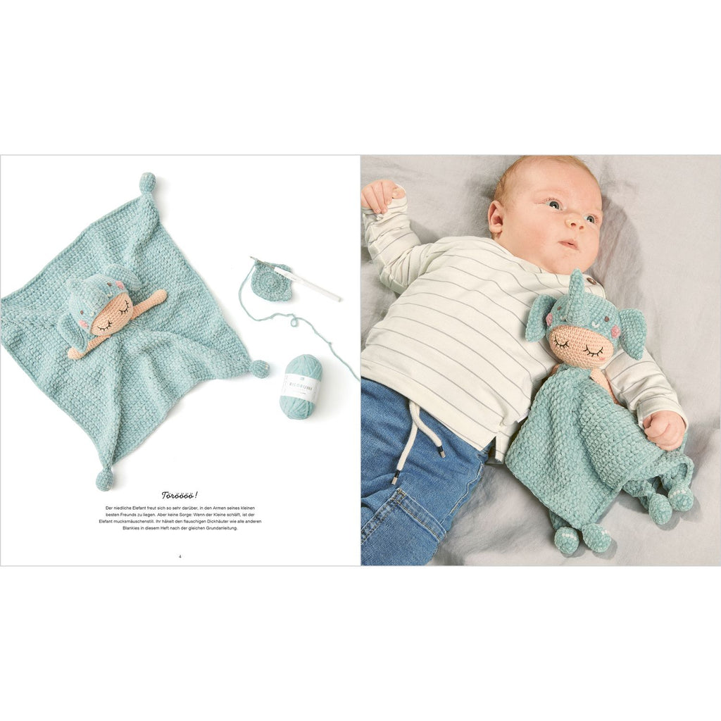 Cuadernillo Crochet <br> Ricorumi "Baby Blankies" (Inglés)