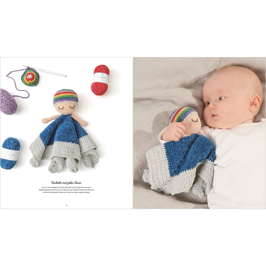 Cuadernillo Crochet <br> Ricorumi "Baby Blankies" (Inglés)