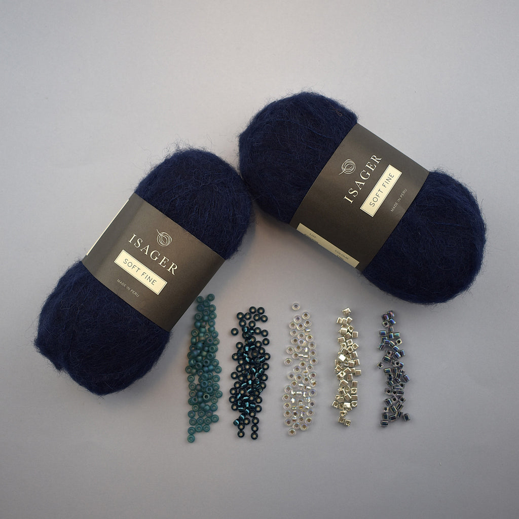 Kit de Tejido Cárdigan "Ethereal" de Pope Vergara <br> Elegir Color
