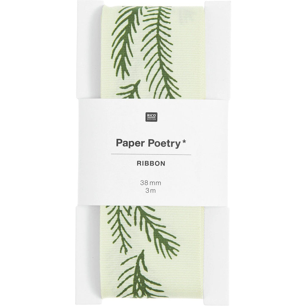 Cinta Tafetán <br> Ramas - 38mm Ancho