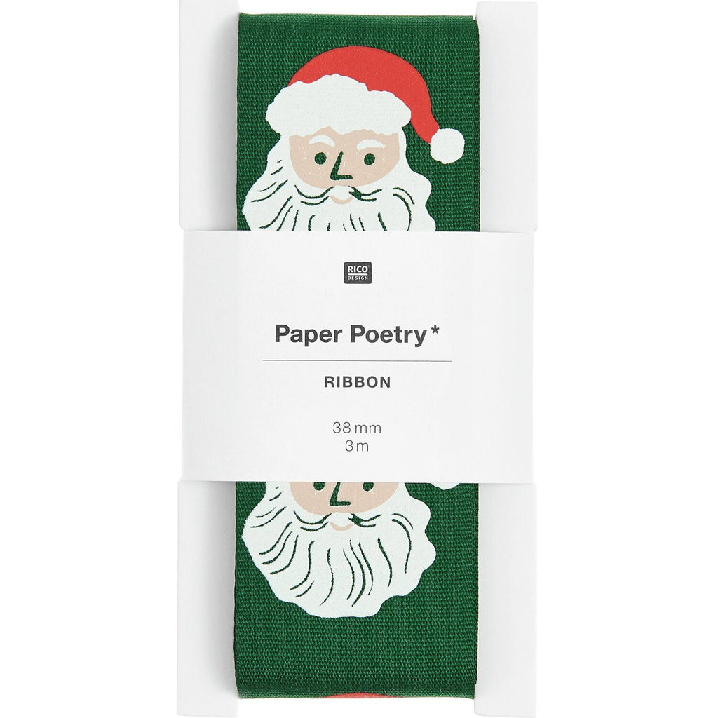 Cinta Poliéster <br> Papá Noel - 38mm Ancho