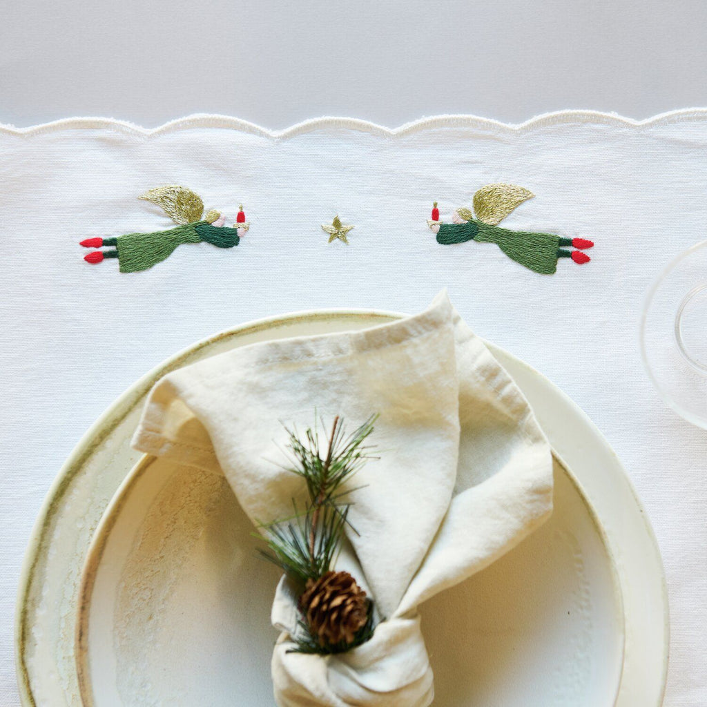 Kit de Bordado Stick and Stitch <br> Ángel con Velas