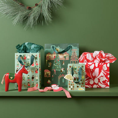 Bolsa de Regalo (L)   Christmas Market - 26 x 32 x 12 cm