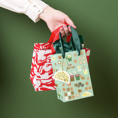 Bolsa de Regalo (M)   Christmas Figures - 18 x 26 x 12 cm