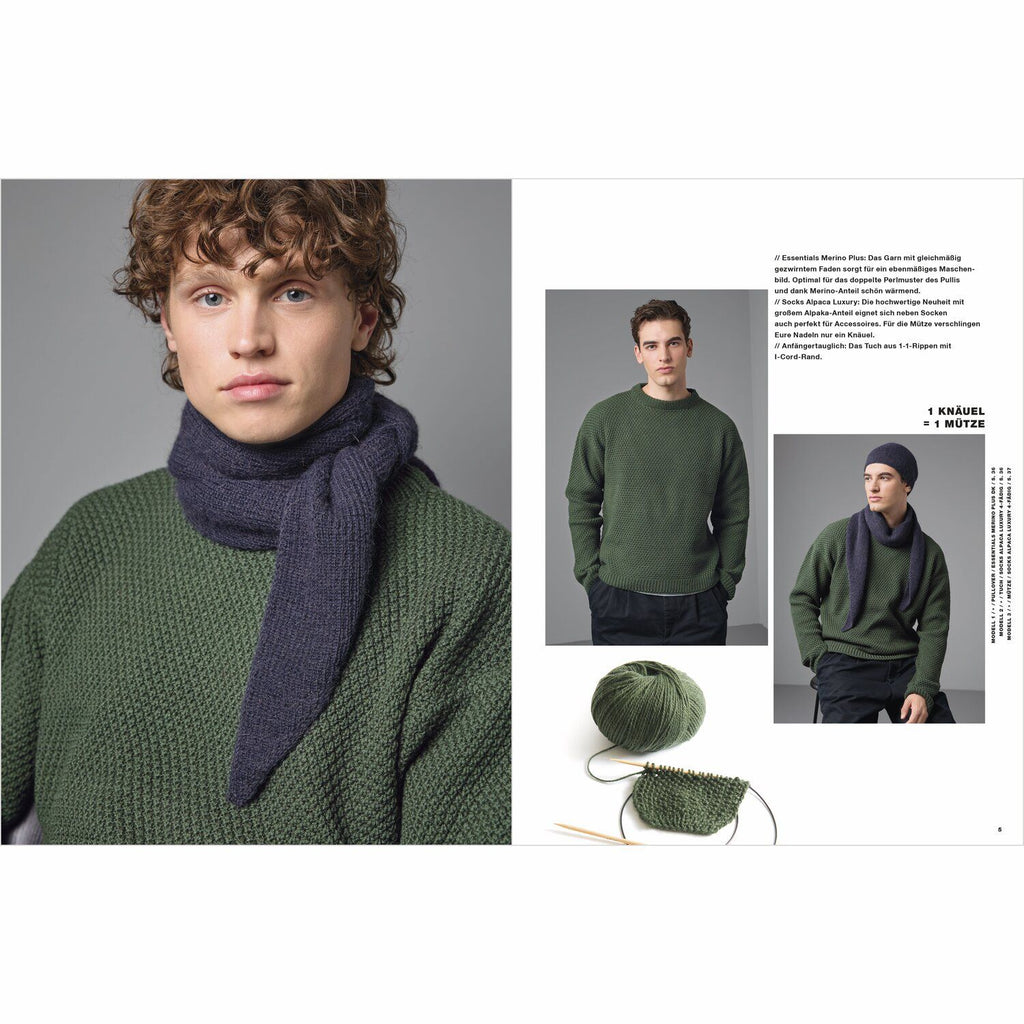 Revista de Tejido "Made by me - Men" <br> Diseños para Hombre (Inglés)
