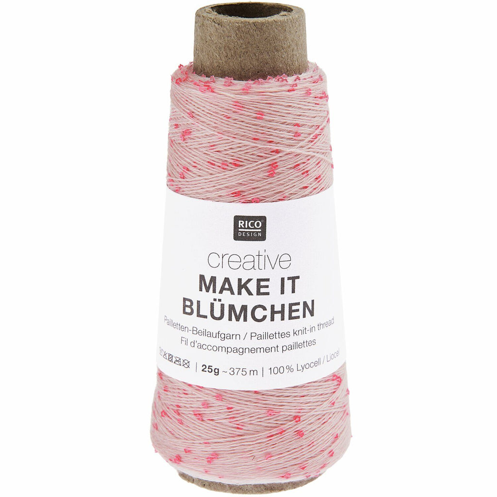 Creative Make It Blümchen <br> (100% Lyocell y Lentejuelas con Forma de Flor)