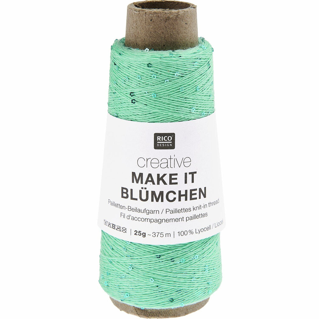 Creative Make It Blümchen <br> (100% Lyocell y Lentejuelas con Forma de Flor)