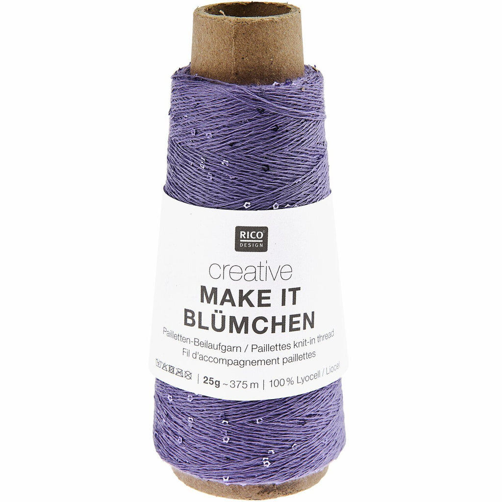 Creative Make It Blümchen <br> (100% Lyocell y Lentejuelas con Forma de Flor)
