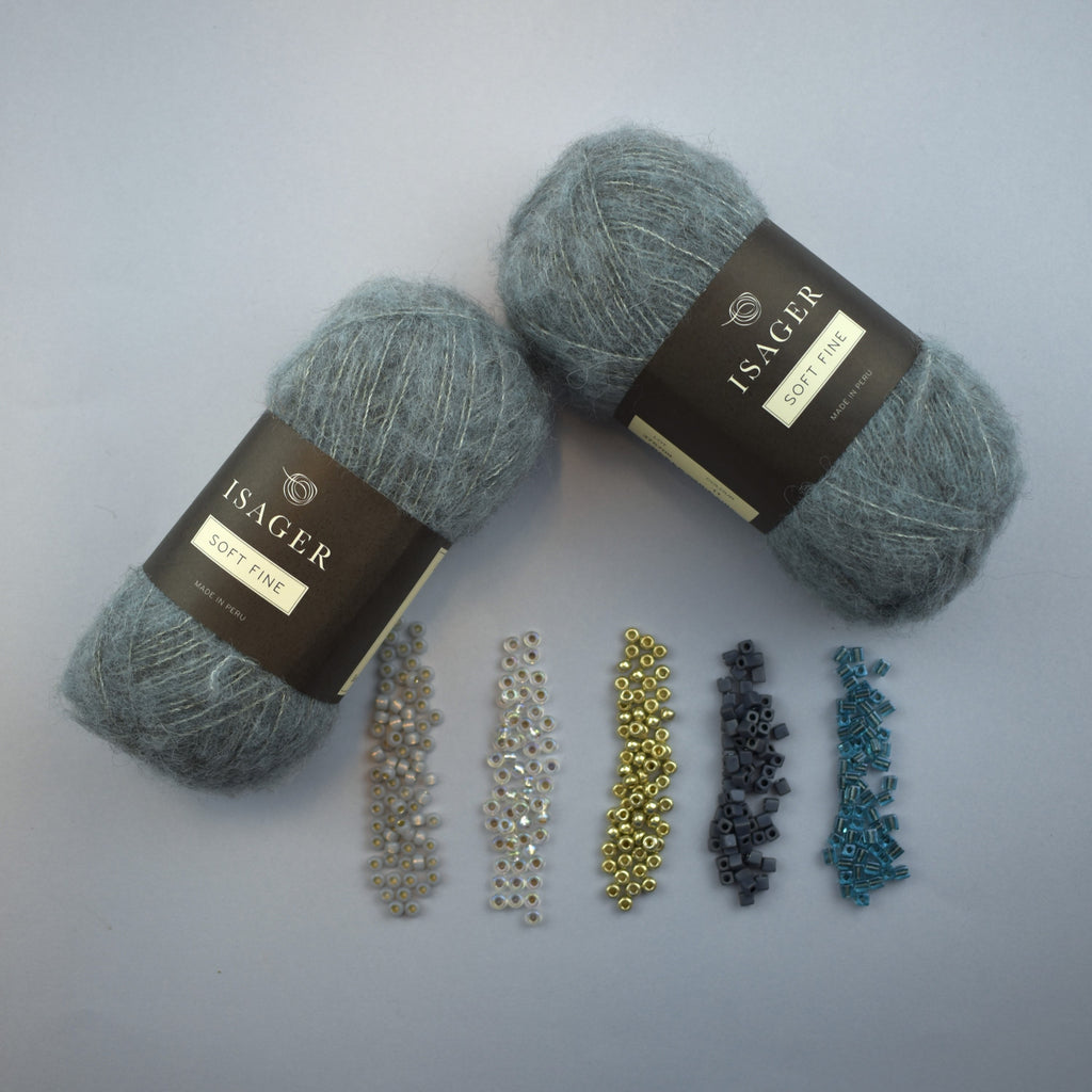 Kit de Tejido Cárdigan "Ethereal" de Pope Vergara <br> Elegir Color