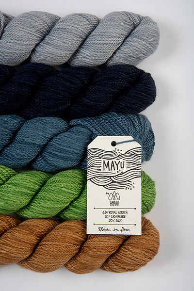 Mayu  (60% Royal Alpaca / 20% Cachemira / 20% Seda Mulberry)