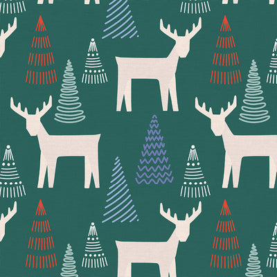 Tela Popelina Navidad 