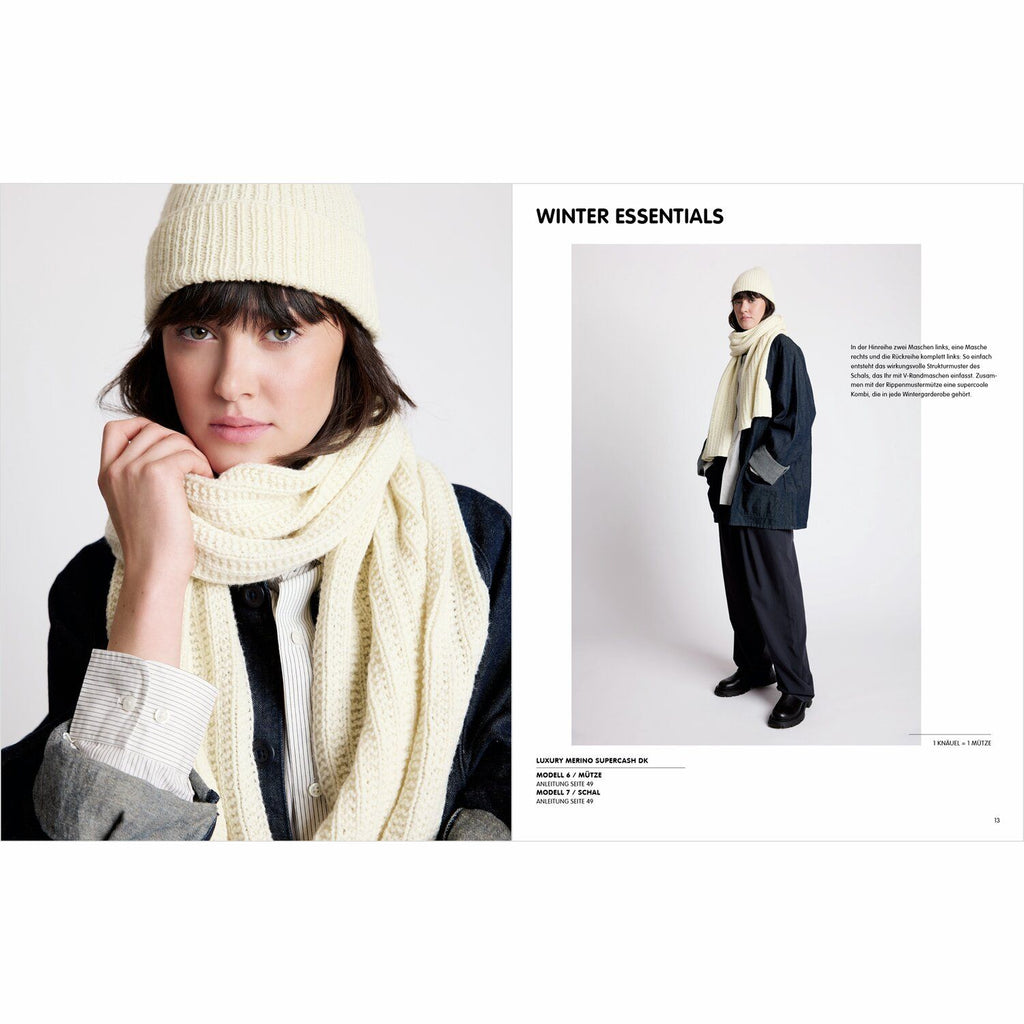 Revista de Tejido "Luxury Knits" <br> Premium Natural Fibers (Inglés)