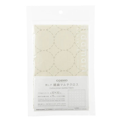 Tela Algodón-Cáñamo con Diseño Sashiko 