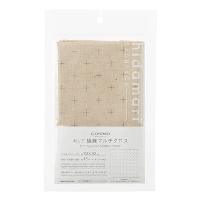 Tela Algodón-Lino con Diseño Sashiko 