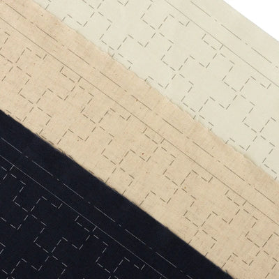 Tela Algodón-Lino con Diseño Sashiko 