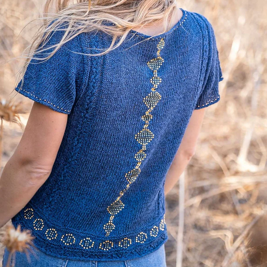Kit de Tejido Polera "Heaven" de Pope Vergara <br> Elegir Color