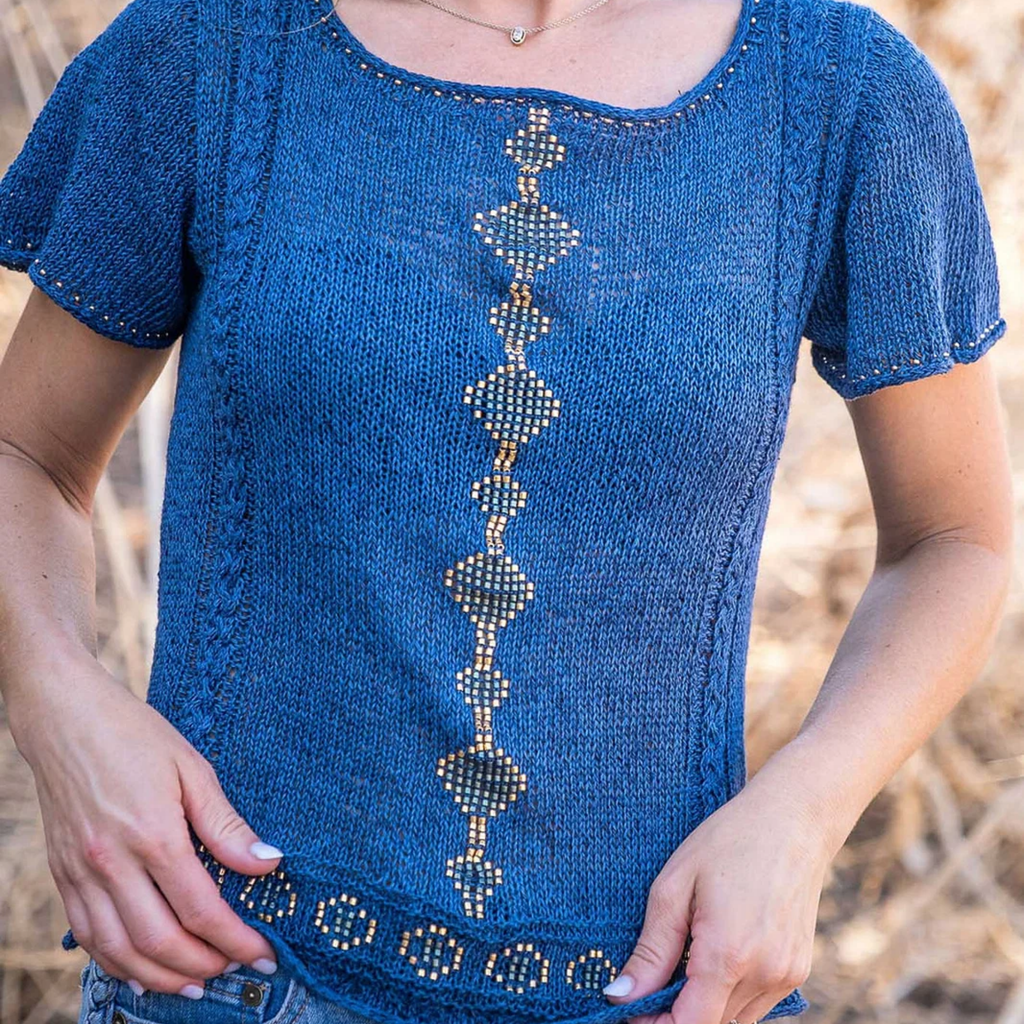 Kit de Tejido Polera "Heaven" de Pope Vergara <br> Elegir Color