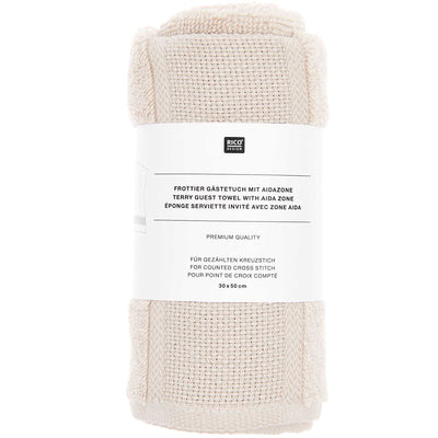 Toalla de Visita Para Bordar Color Beige  100% Algodón