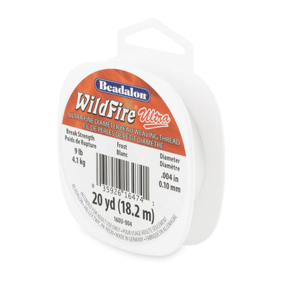 Nuevo Hilo Wildfire Ultra - Blanco  9 lb(4.1kg)/0,10 mm/18.2 mts