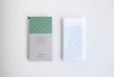 Sashiko Sampler / Tela Blanca 100% Algodón con Diseño Sashiko  Distintos Diseños