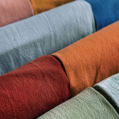 Tela Algodón Rústico Solid (100% Algodón)  De Corte, 135 cm de ancho (Varios Colores Disponibles)