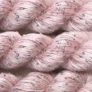 Beaded Mohair + Sequins  <br> (60% Seda / 40% Mohair + Mostacillas y Lentejuelas)