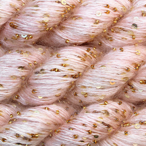 Beaded Mohair + Sequins  <br> (60% Seda / 40% Mohair + Mostacillas y Lentejuelas)