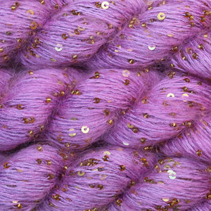 Beaded Mohair + Sequins  <br> (60% Seda / 40% Mohair + Mostacillas y Lentejuelas)