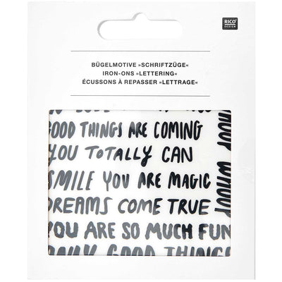 Parches de Letras Planchables Ponii  