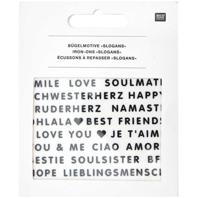 Parches de Letras Planchables Ponii  