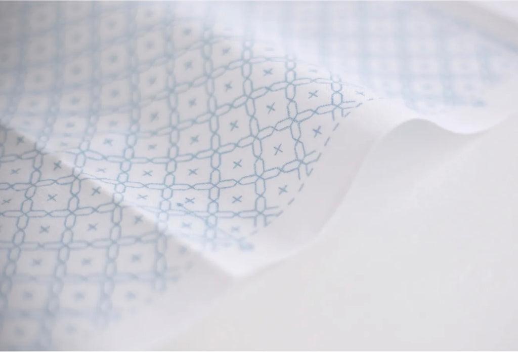 Sashiko Sampler / Tela Blanca 100% Algodón con Diseño Sashiko <br> Distintos Diseños