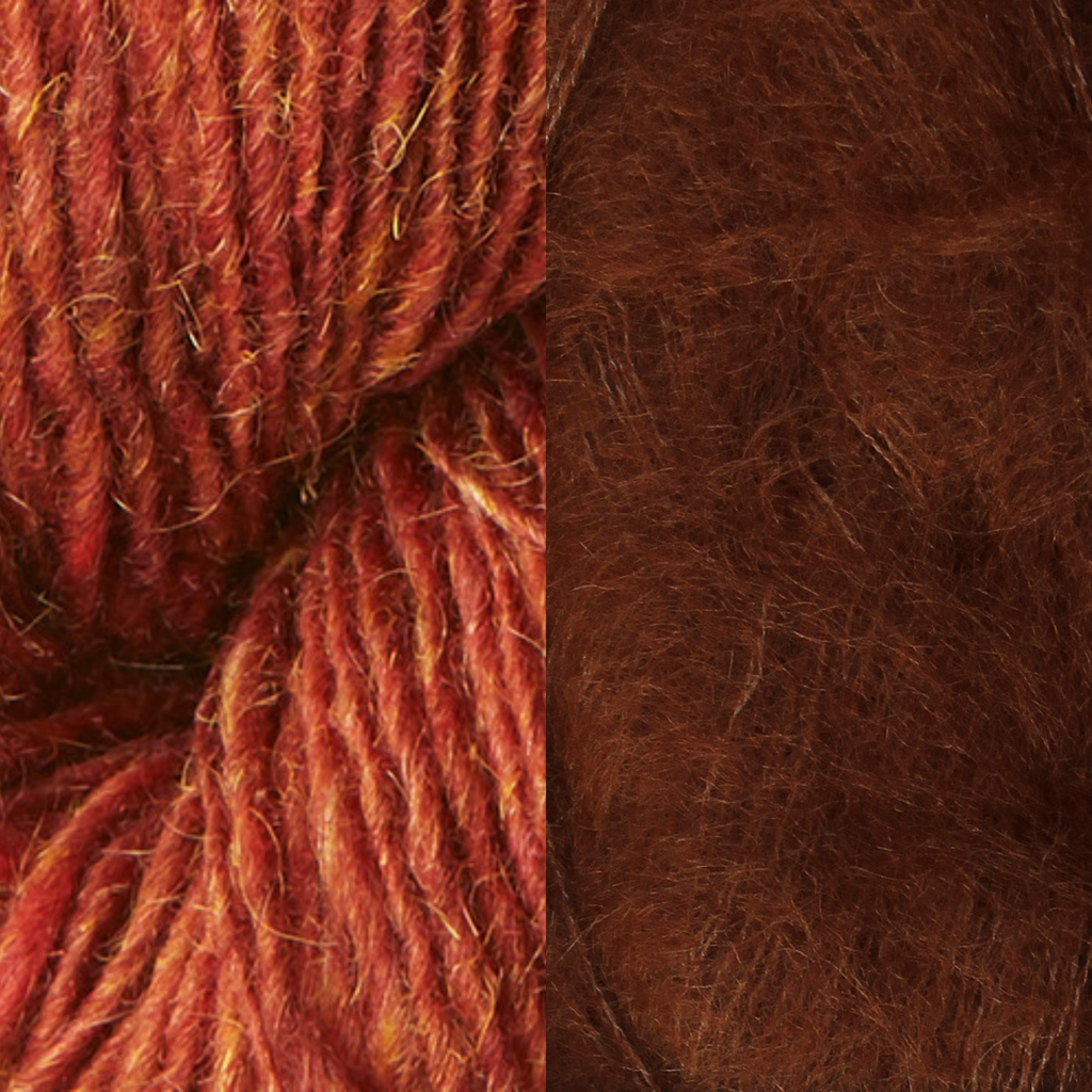 Kit de Tejido Suéter "Decisions" de Pope Vergara <br> Versión Tweed Isager (Sin Mostacilla)