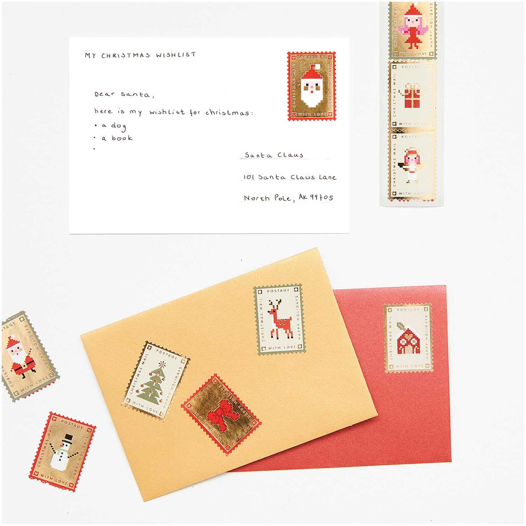 Mix Mini Stickers <br>  Christmas Mail