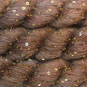 Beaded Mohair + Sequins  <br> (60% Seda / 40% Mohair + Mostacillas y Lentejuelas)