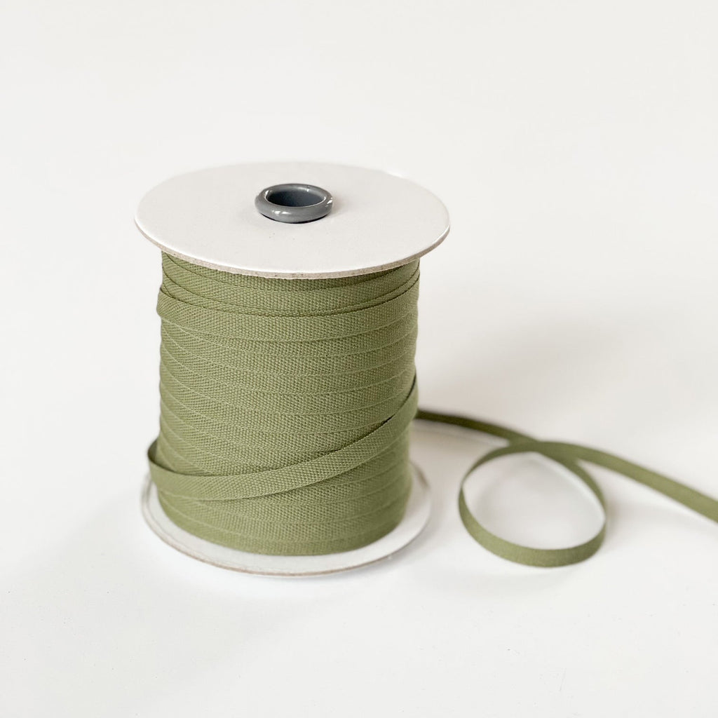 Cintas de Algodón "Tight Weave" 6 mm ancho <br> Por Metro