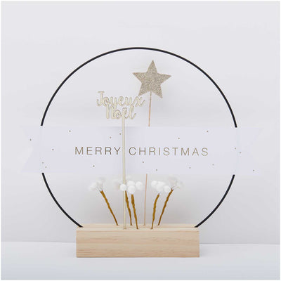 Aro de Metal 30cm  Negro