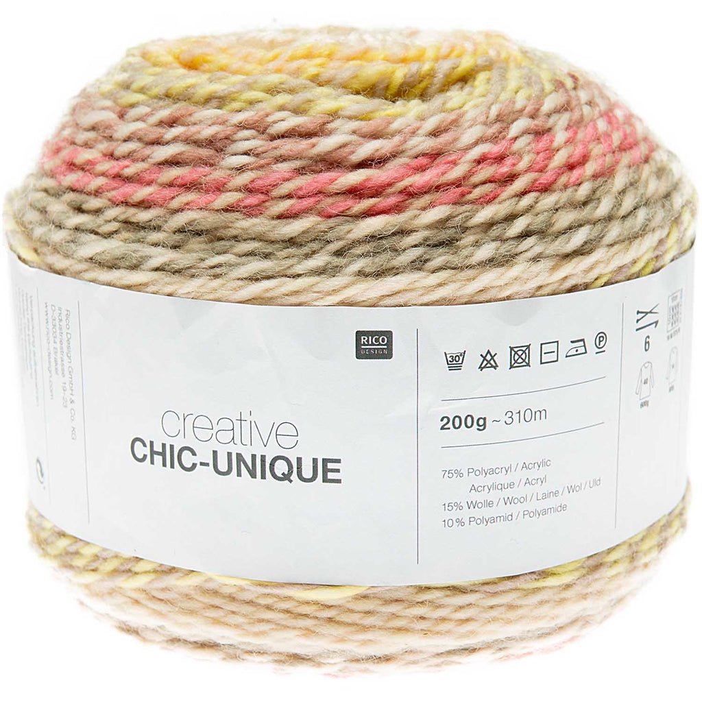 Creative Chic Unique <br> (75% Acrílico / 15% Lana / 10% Poliamida)