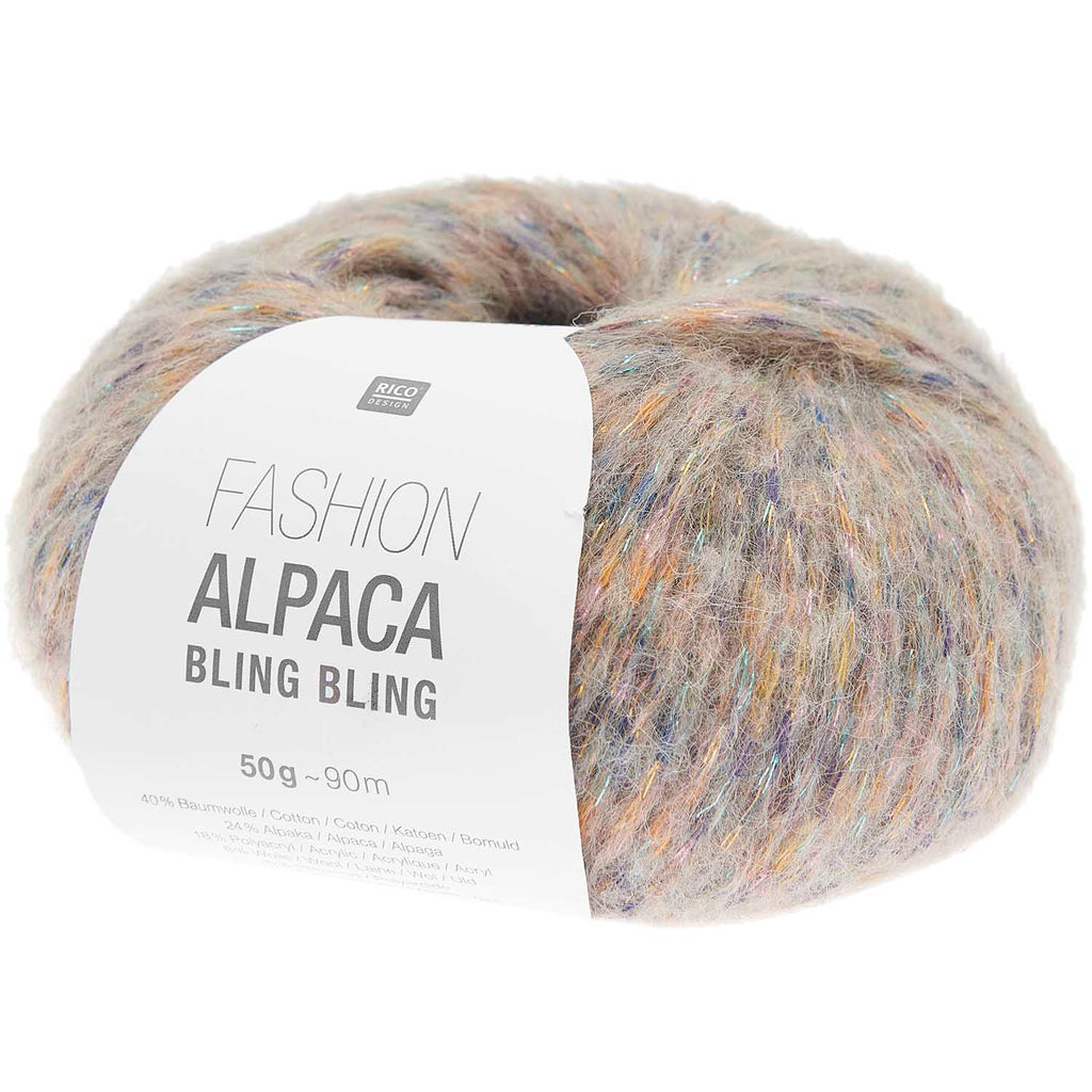 Fashion Alpaca Bling Bling <br> (40% Algodón / 24% Alpaca / 28% Acrílico / 8% Lana)