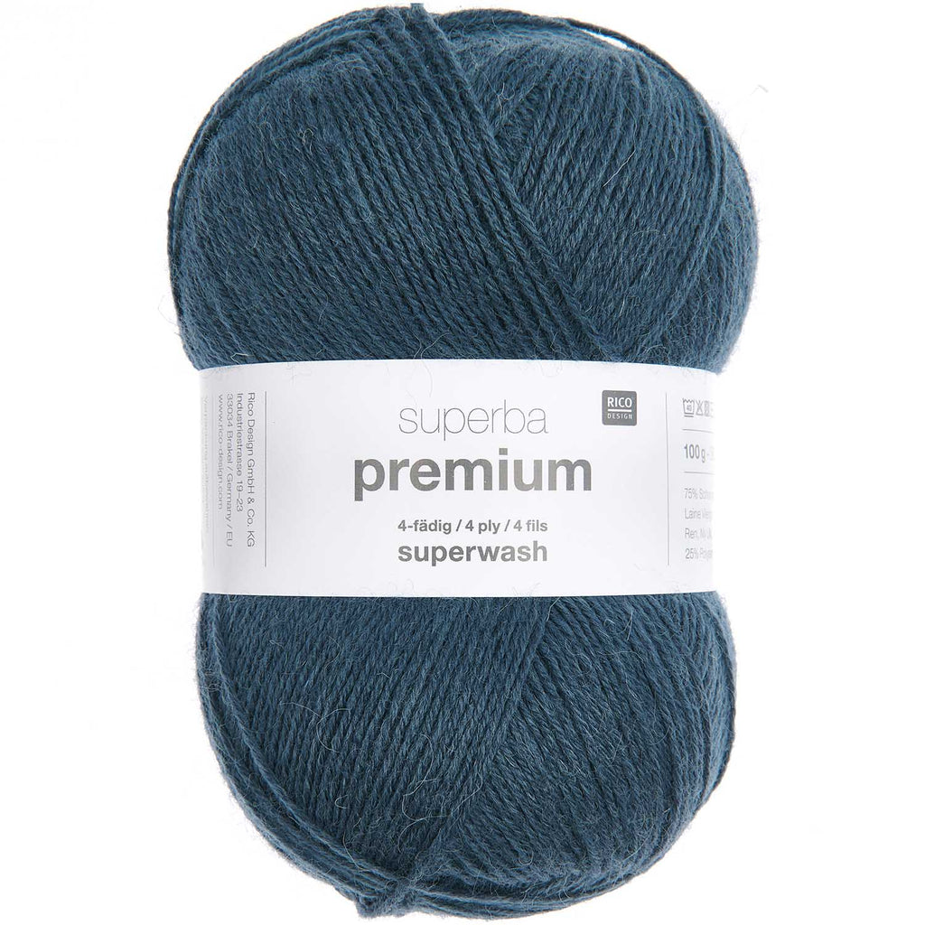 Superba Premium Superwash 100grs <br> (75% Lana superwash / 25% nylon)