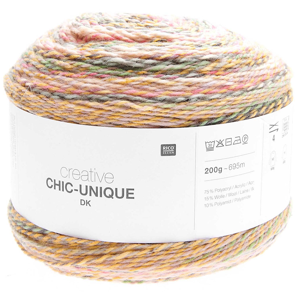 Creative Chic Unique DK <br> (75% Acrílico / 15% Lana / 10% Poliamida)