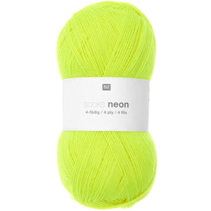 Socks Neon 4 ply <br> (75% Lana superwash / 25% nylon)